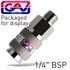 Universal Quick Coupler 1/4'm Packaged